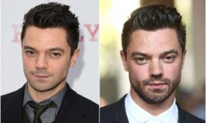 Dominic Cooper's eyes and hair color