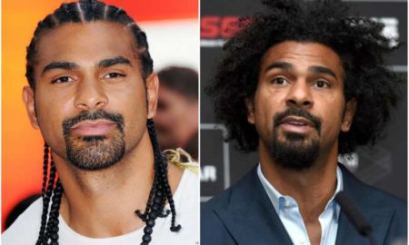 David Haye's eyes and hair color