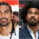 David Haye's eyes and hair color