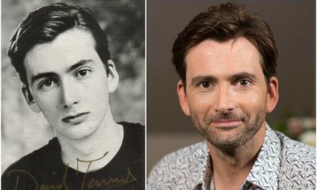 David Tennant's eyes and hair color
