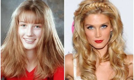 Delta Goodrem's eyes and hair color