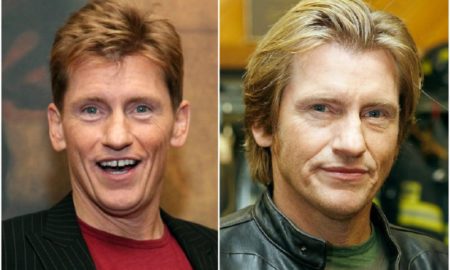 Denis Leary's eyes and hair color