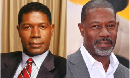 Dennis Haysbert's eyes and hair color