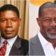 Dennis Haysbert's eyes and hair color