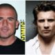 Dominic Purcell's eyes and hair color