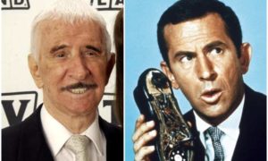 Don Adams’ height and weight. Man with shoe-phone