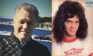Eddie van Halen's eyes and hair color