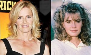 Elisabeth Shue's eyes and hair color