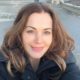 Erica Durance's eyes and hair color