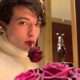 Ezra Miller's eyes and hair color
