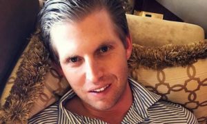 Eric F. Trump's eyes and hair color